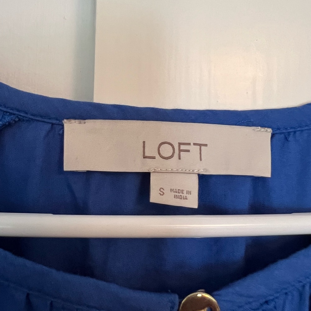 Petite Flutter Sleeve Split Neck Swing Dress - image 4